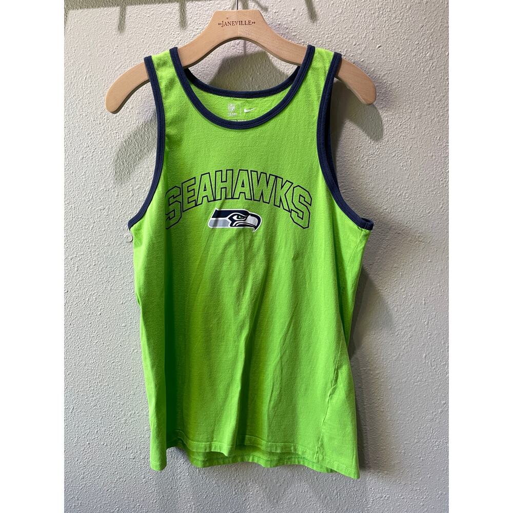 Seattle Seahawks Unisex Mens Cotton Green Blue Size M
